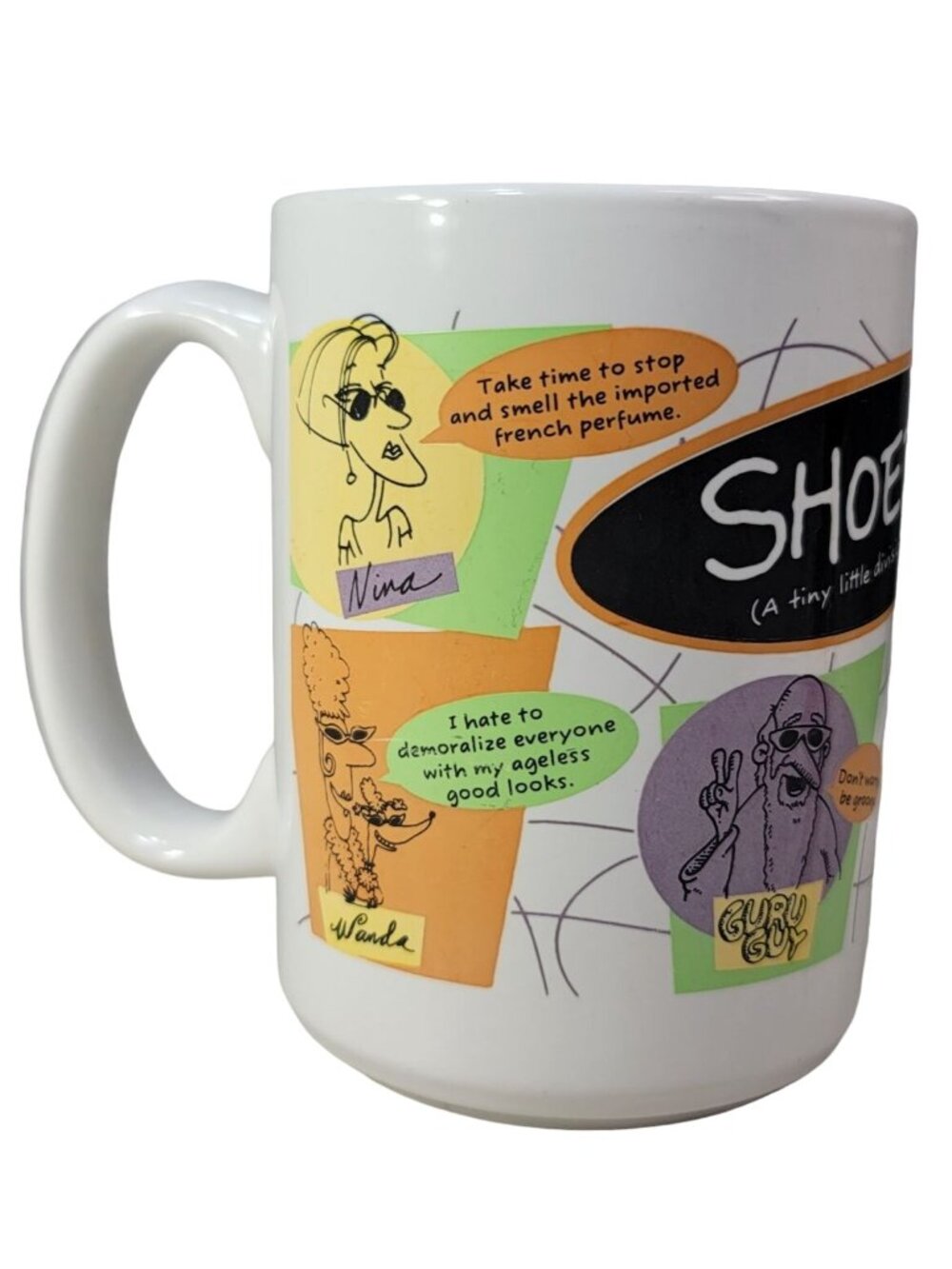 Shoebox Greetings Cartoon Characters Mug Lottie Maxine Wanda Comic Hallmark VTG